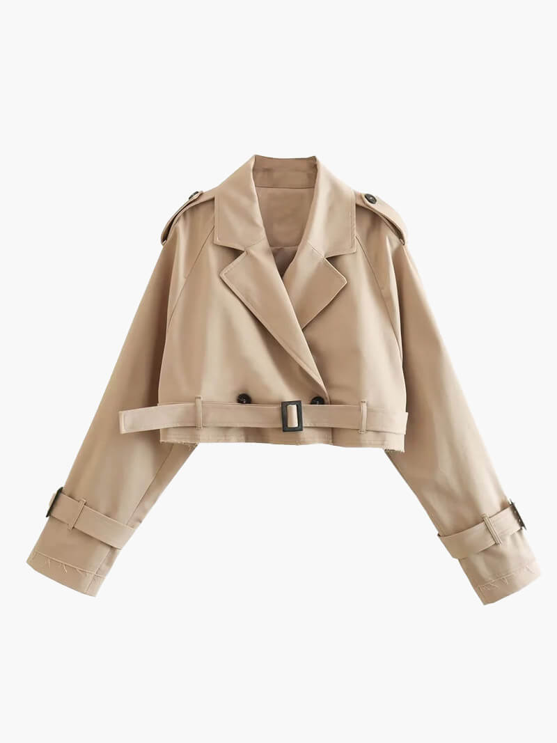Blair™ | Cropped trenchcoat